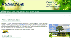 Desktop Screenshot of kabbalah4all.com